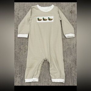 Smocked Duck romper